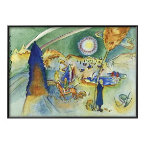 ワシリー カンディンスキー Watercolors by Kandinsky A3 サイズ ポスター アート おしゃれ 絵画 インテリア 北欧 イラスト マット紙 艶消し アートパネル 額 フレーム デザイン 壁掛け ギフト 新築祝