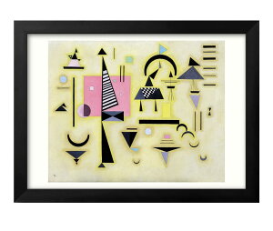 ワシリー カンディンスキー 決定的なバラ色 A3 サイズ ポスター アート おしゃれ 絵画 インテリア 北欧 イラスト マット紙 艶消し アートパネル 額 フレーム デザイン 壁掛け ギフト 新築祝い