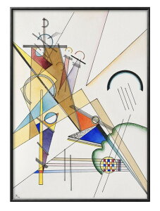 ワシリー カンディンスキー ティッシュ A3 サイズ ポスター アート おしゃれ 絵画 インテリア 北欧 イラスト マット紙 艶消し アートパネル 額 フレーム デザイン 壁掛け ギフト 新築祝い デ