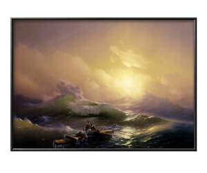 �C���@�� �A�C���@�]�t�X�L�[ The Ninth Wave A3 �T�C�Y �|�X�^�[ �A�[�g ������� �G�� �C���e���A �k�� �C���X�g �}�b�g�� ������ �A�[�g�p�l�� �z �t���[�� �f�U�C�� �Ǌ|�� �M�t�g �V�z�j�� �f