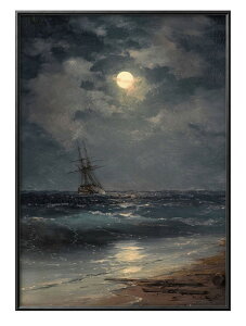 C@ AC@]tXL[ Ship by Moonlight A3 TCY |X^[ A[g  G CeA k CXg }bg  A[gpl z t[ fUC Ǌ| Mtg Vzj 