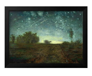 ジャン=フランソワ ミレー 星の夜 A3 サイズ ポスター アート おしゃれ 絵画 インテリア 北欧 イラスト マット紙 艶消し アートパネル 額 フレーム デザイン 壁掛け ギフト 新築祝い ディス