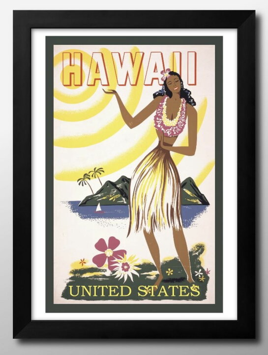 楽天市場】ハワイ トラベル 旅行 フラダンス Hawaii A3 サイズ 