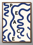 日本製 バウハウス BAUHAUS PEACE ピース 平和 A3 サイズ ポスター アート おしゃれ 絵画 インテリア 北…