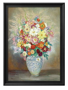 A oXN Composition Florale Aux Dahlias A3 TCY |X^[ A[g  G CeA k CXg }bg  A[gpl z t[ fUC Ǌ| Mtg Vzj f