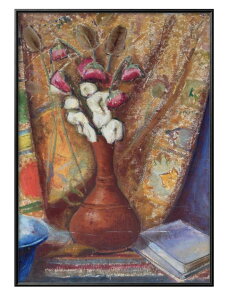 ^fEV }REXL[ Flowers in a clay flower-vase A3 TCY |X^[ A[g  G CeA k CXg }bg  A[gpl z t[ fUC Ǌ| Mtg Vz