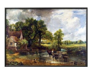 ジョン コンスタンブル 干し草車 A3 サイズ ポスター アート おしゃれ 絵画 インテリア 北欧 イラスト マット紙 艶消し アートパネル 額 フレーム デザイン 壁掛け ギフト 新築祝い ディスプ