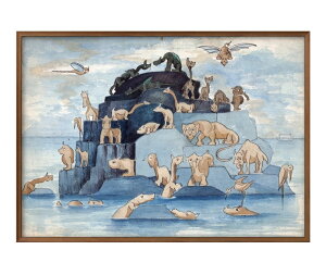 n[o[h N[ Fantastic Animals Left off the Ark A3 TCY |X^[ A[g  G CeA k CXg }bg  A[gpl z t[ fUC Ǌ| Mtg Vz