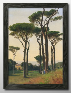 AXJ eX Italienischer Pinienhain am Meer A3 TCY |X^[ A[g  G CeA k CXg }bg  A[gpl z t[ fUC Ǌ| Mtg Vzj 