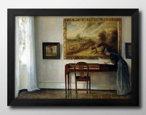 �J�[�� �z���\�[ Interior With Painting A3 �T�C�Y �|�X�^�[ �A�[�g ������� �G�� �C���e���A �k�� �C���X�g �}�b�g�� ������ �A�[�g�p�l�� �z �t���[�� �f�U�C�� �Ǌ|�� �M�t�g �V�z�j�� �f�B�X�v