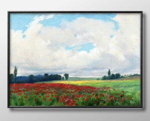 �t�����V�X �u���E�� A French Poppy Field A3 �T�C�Y �|�X�^�[ �A�[�g ������� �G�� �C���e���A �k�� �C���X�g �}�b�g�� ������ �A�[�g�p�l�� �z �t���[�� �f�U�C�� �Ǌ|�� �M�t�g �V�z�j�� �f�B�X