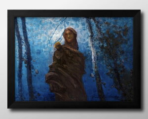 �����f�B�X���t �����L�[ Moon night A3 �T�C�Y �|�X�^�[ �A�[�g ������� �G�� �C���e���A �k�� �C���X�g �}�b�g�� ������ �A�[�g�p�l�� �z �t���[�� �f�U�C�� �Ǌ|�� �M�t�g �V�z�j�� �f�B�X�v