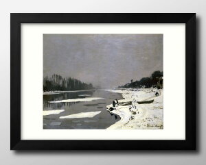 N[h l Ice Floes on the Seine at Bougival A3 TCY |X^[ A[g  G CeA k CXg }bg  A[gpl z t[ fUC Ǌ| Mtg Vzj f