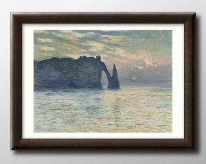 N[h l The Cliff, ?tretat, Sunset A3 TCY |X^[ A[g  G CeA k CXg }bg  A[gpl z t[ fUC Ǌ| Mtg Vzj fBXv