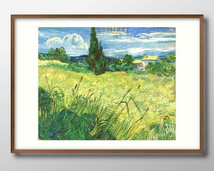 フィンセント ファン ゴッホ Green Field A3 サイズ ポスター アート おしゃれ 絵画 インテリア 北欧 イラスト マット紙 艶消し アートパネル 額 フレーム デザイン 壁掛け ギフト 新築祝い ディ