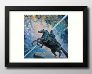 �{���X �N�X�g�[�f�B�G�t Fireworks. The Bronze Horseman A3 �T�C�Y �|�X�^�[ �A�[�g ������� �G�� �C���e���A �k�� �C���X�g �}�b�g�� ������ �A�[�g�p�l�� �z �t���[�� �f�U�C�� �Ǌ|�� �M�t�g �V�z