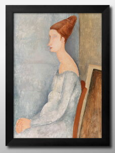 AfI fBA[j Portrait of Jeanne H?buterne A3 TCY |X^[ A[g  G CeA k CXg }bg  A[gpl z t[ fUC Ǌ| Mtg Vz