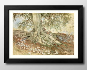 ���`���[�h �h�C�� Elves in a Rabbit Warren A3 �T�C�Y �|�X�^�[ �A�[�g ������� �G�� �C���e���A �k�� �C���X�g �}�b�g�� ������ �A�[�g�p�l�� �z �t���[�� �f�U�C�� �Ǌ|�� �M�t�g �V�z�j�� �f�B