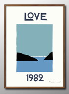 日本製 イヴサンローラン LOVE ラブ A3 サイズ ポスター アート おしゃれ 絵画 インテリア 北欧 イラスト…