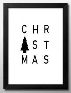 Xmas クリスマス ツリー A3 サイズ ポスター アート おしゃれ 絵画 インテリア 北欧 イラスト マット紙 艶消し アートパネル 額 フレーム デザイン 壁掛け ギフト 新築祝い ディスプレイ 速達