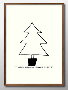 Xmas クリスマス ツリー A3 サイズ ポスター アート おしゃれ 絵画 インテリア 北欧 イラスト マット紙 艶消し アートパネル 額 フレーム デザイン 壁掛け ギフト 新築祝い ディスプレイ 速達