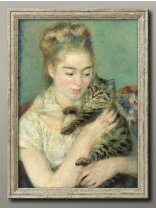猫を抱く少女 絵画 楽天市場 猫を抱く少女 ルノワールの通販