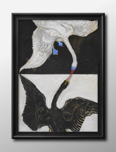 �q���} �A�t �N�����g Group IX,SUW, The Swan, No. A3 �T�C�Y �|�X�^�[ �A�[�g ������� �G�� �C���e���A �k�� �C���X�g �}�b�g�� ������ �A�[�g�p�l�� �z �t���[�� �f�U�C�� �Ǌ|�� �M�t�g �V�z�j�� 