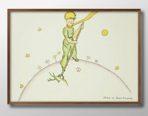 星の王子さま A3 サイズ ポスター アート おしゃれ 絵画 インテリア 北欧 イラスト マット紙 艶消し アートパネル 額 フレーム デザイン 壁掛け ギフト 新築祝い ディスプレイ 速達 送料無料
