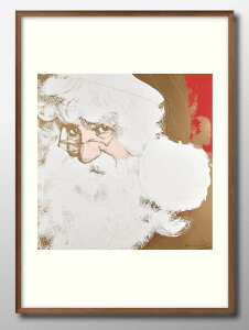ウォーホル サンタクロース クリスマス A3 サイズ ポスター アート おしゃれ 絵画 インテリア 北欧 イラスト マット紙 艶消し アートパネル 額 フレーム デザイン 壁掛け ギフト 新築祝い デ
