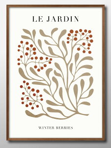 クリスマス ボタニカル Xmas A3 サイズ ポスター アート おしゃれ 絵画 インテリア 北欧 イラスト マット紙 艶消し アートパネル 額 フレーム デザイン 壁掛け ギフト 新築祝い ディスプレイ 速