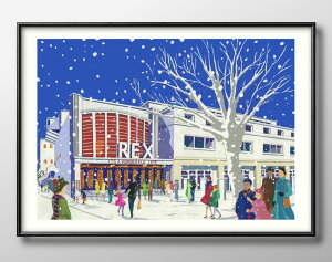 The Rex in the Snow A3 TCY |X^[ A[g  G CeA k CXg }bg  A[gpl z t[ fUC Ǌ| Mtg Vzj fBXvC B 
