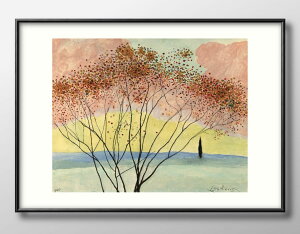 I XsA[Landschap met bomen op voorplan A3 TCY |X^[ A[g  G CeA k CXg }bg  A[gpl z t[ fUC Ǌ| Mtg Vzj