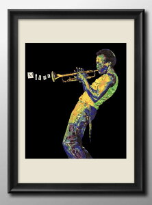�}�C���X �f�C�r�X JAZZ �W���Y A3 �T�C�Y �|�X�^�[ �A�[�g ������� �G�� �C���e���A �k�� �C���X�g �}�b�g�� ������ �A�[�g�p�l�� �z �t���[�� �f�U�C�� �Ǌ|�� �M�t�g �V�z�j�� �f�B�X�v���C