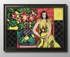 A }eBX }`X Seated Woman with a Vase of Amaryllis A3 TCY |X^[ A[g  G CeA k CXg }bg  A[gpl z t[ fUC Ǌ| Mtg 