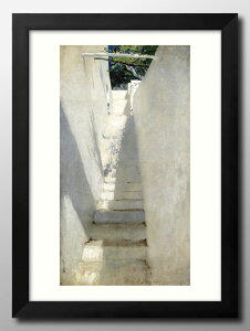 W VK[ T[WFg Staircase In Capri A3 TCY |X^[ A[g  G CeA k CXg }bg  A[gpl z t[ fUC Ǌ| Mtg Vzj
