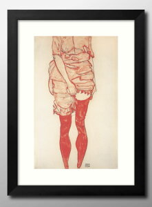 GS V[ Stehende Frau in Rot A3 TCY |X^[ A[g  G CeA k CXg }bg  A[gpl z t[ fUC Ǌ| Mtg Vzj fBXvC