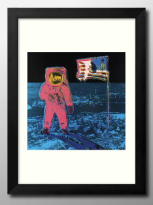ウォーホル 宇宙飛行士 ムーンウォーク 月面 NASA A3 サイズ ポスター アート おしゃれ 絵画 インテリア 北欧 イラスト マット紙 艶消し アートパネル 額 フレーム デザイン 壁掛け ギフト 新築