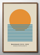 日本製 バウハウス BAUHAUS A3 サイズ ポスター アート おしゃれ 絵画 インテリア 北欧 イラスト マット…