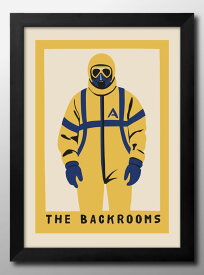 ザ バックルームス A3 サイズ ポスター アート おしゃれ 絵画 インテリア 北欧 イラスト マット紙 艶消し アートパネル 額 フレーム デザイン 壁掛け ギフト 新築祝い ディスプレイ 速達 送料無料