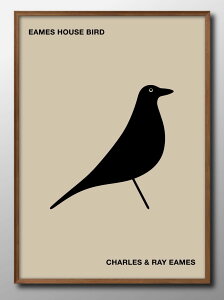 イームズ ブラックバード ミッドセンチュリー ファニチャー A3 サイズ ポスター アート おしゃれ 絵画 インテリア 北欧 イラスト マット紙 艶消し アートパネル 額 フレーム デザイン 壁掛け