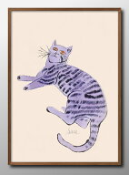日本製 アンディ ウォーホル 猫　ネコ　Sam アート A3 サイズ ポスター アート おしゃれ 絵画 インテリア…