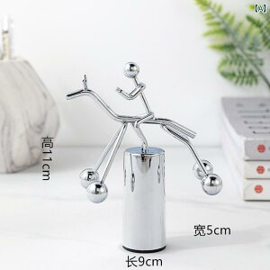 置物 オーナメント 小物 おしゃれ やじろべえ 振り子 乗馬 スイング 鉄 卓上 インテリア おもちゃ シンプル リビング 居間 書斎 プレゼント 誕生日