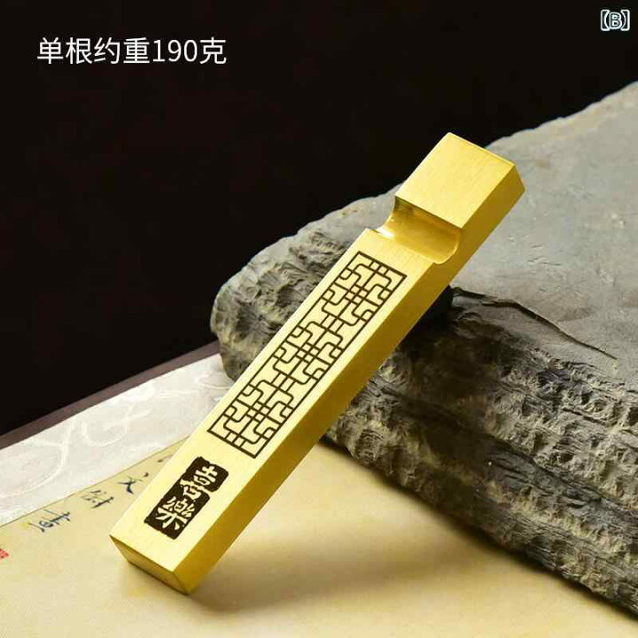 楽天市場】筆立て 書道品 毛筆 スタンド 文鎮 多 文房具 銅 真鍮 定規 