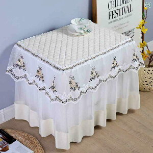 サイド テーブルクロス おしゃれ キャビネット 北欧 ベッド カバー 布 電子レンジ タオル ティー コーヒー レース シンプル オフホワイト グレー ブルー ソフト 厚手 耐摩耗 洗濯可能 滑りに