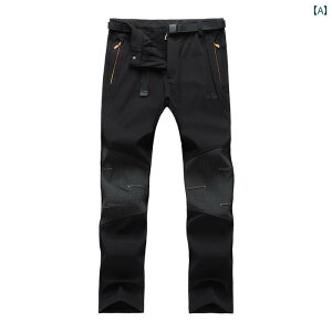 スキーウェア メンズ パンツ レディース 冬 アウトドア 登山 防水 防風 日焼防止 耐摩耗 速乾 保温 暖かい 厚手 フリース カジュアル 無地 大きめサイズ 黒 グレー 緑