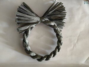 しめ縄飾り 材料 リース ペーパーラフィア ロープ リング 正月 和風 壁掛け フラワーアレンジメント モダン おしゃれ カラー 単