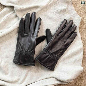 手袋 レディース 革 レディース シープスキン レザー グローブ 暖かい 厚手 サイクリング 車 バイク 運転 薄手 秋冬 おしゃれ 黒 茶 白 シンプル 無地 ファー メンズ