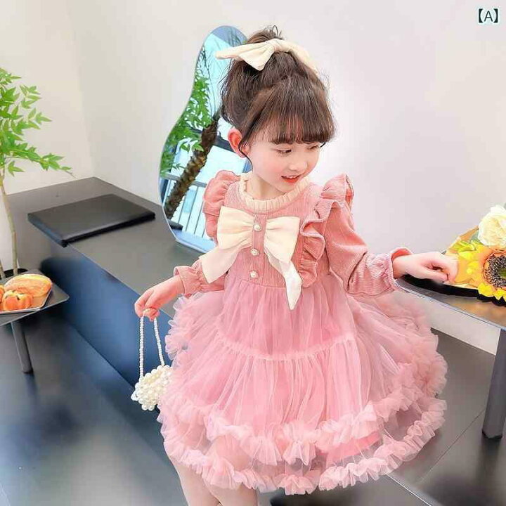 楽天市場】ロリータ ワンピース 女の子 子供 秋冬 長袖 プリンセス風 
