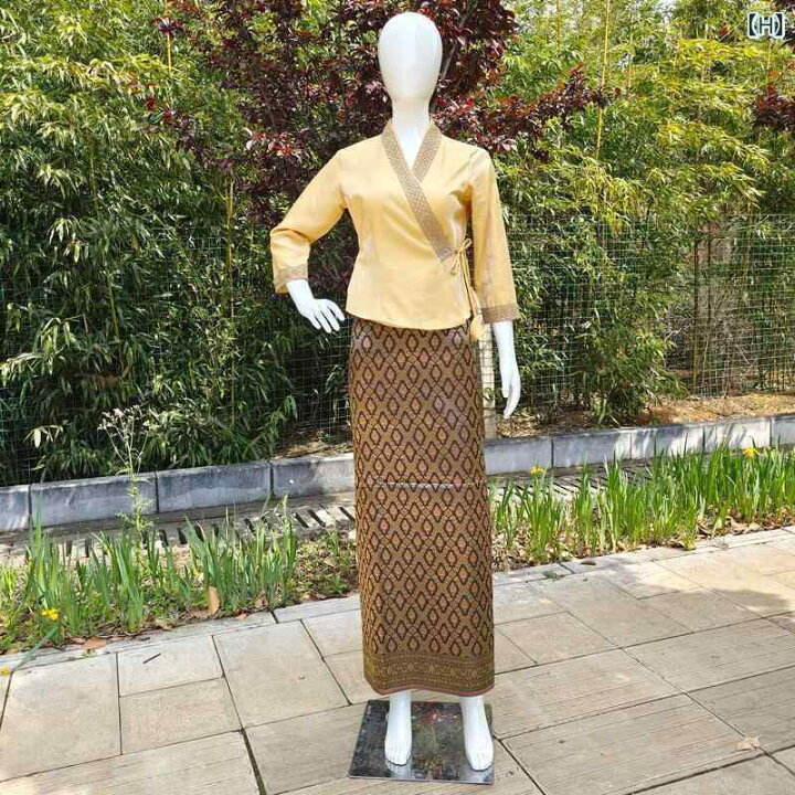 楽天市場】タイ 民族衣装 レディース 大人 伝統 服 春 トップス 長袖 