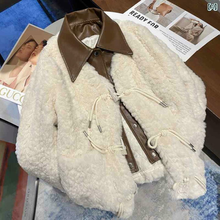 楽天市場】ボアジャケット レディース ゆったり 厚手 暖かい トグル 